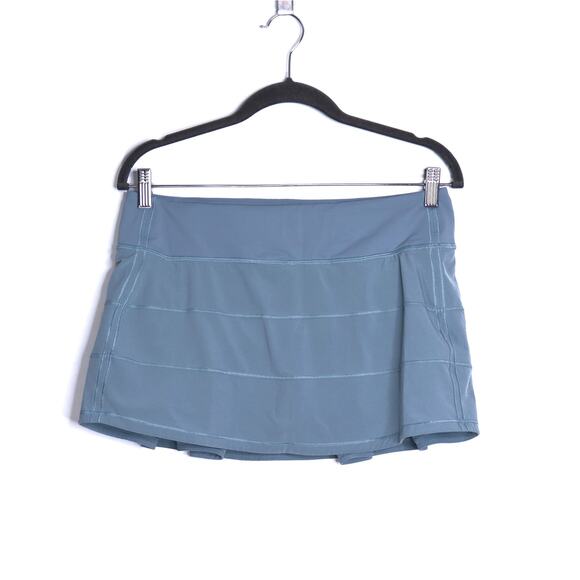 LULULEMON Pace Rival Skirt Blue Cast Lightweight Running Tennis Active Women's 8 - Picture 1 of 7